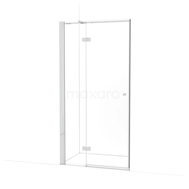 Amber Douchedeur | 100 cm Chroom Helder glas Draaideur WTB363310C