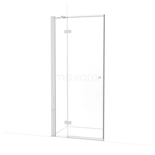 Amber Douchedeur | 90 cm Chroom Helder glas Draaideur WTB263310C