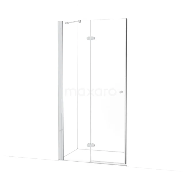 Amber Duschtür | 100 cm Chrom Klarglas Drehtür WTB453220C