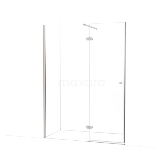 Amber Shower door | 150 cm Stainless steel Clear glass Pivot door WTB86120BR