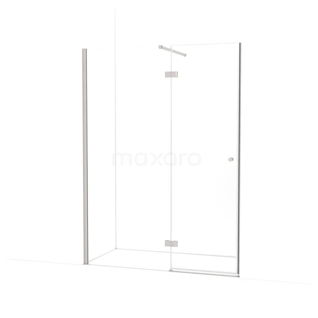 Amber Shower door | 150 cm Stainless steel Clear glass Pivot door WTB86110BR