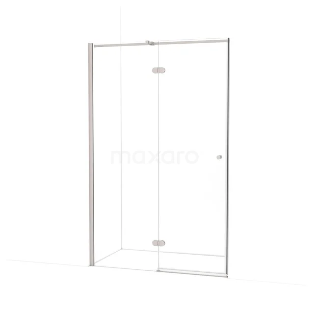Amber Shower door | 120 cm Stainless steel Clear glass Pivot door WTB56320BR