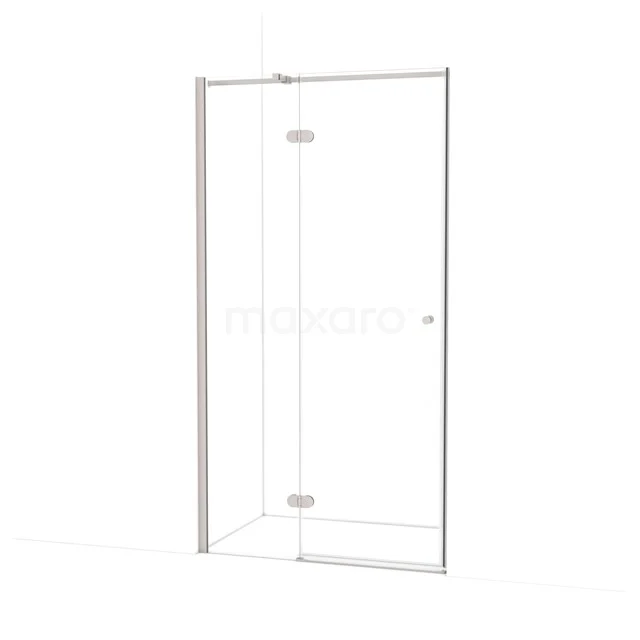 Amber Shower door | 110 cm Stainless steel Clear glass Pivot door WTB46320BR