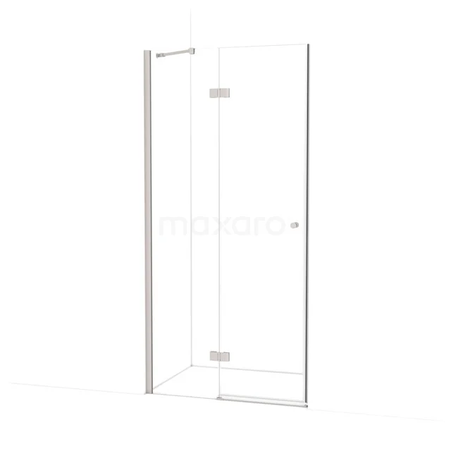 Amber Shower door | 90 cm Stainless steel Clear glass Pivot door WTB35210BR