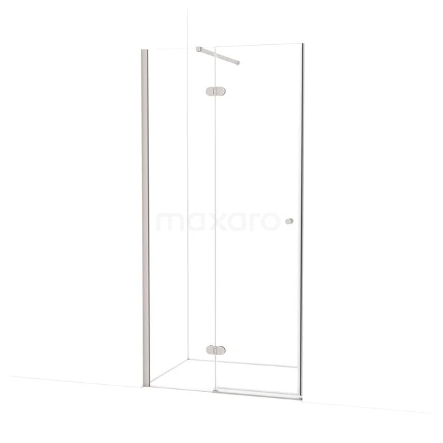 Amber Shower door | 90 cm Stainless steel Clear glass Pivot door WTB35120BR