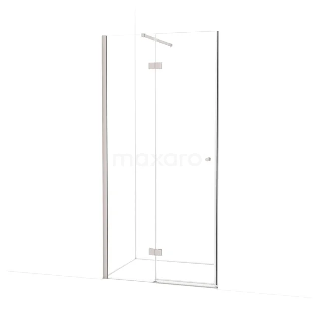 Amber Shower door | 90 cm Stainless steel Clear glass Pivot door WTB35110BR