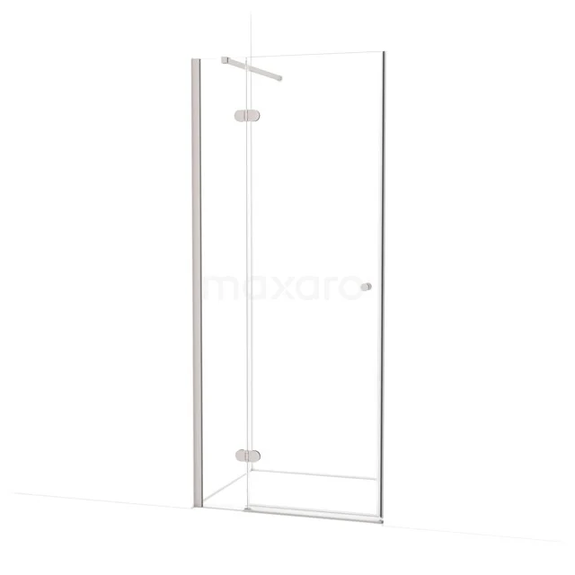 Amber Shower door | 90 cm Stainless steel Clear glass Pivot door WTB26120BR