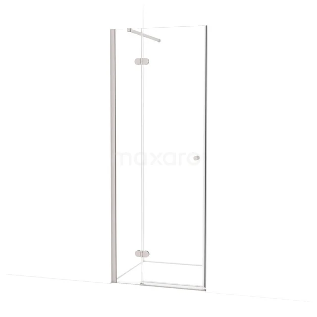 Amber Shower door | 70 cm Stainless steel Clear glass Pivot door WTB15120BR