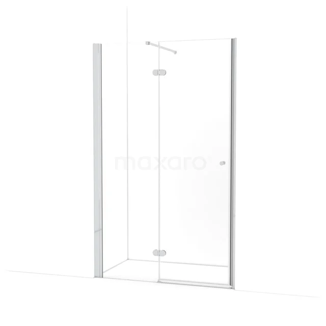 Amber Douchedeur | 125 cm Chroom Helder glas Draaideur WTC563120C