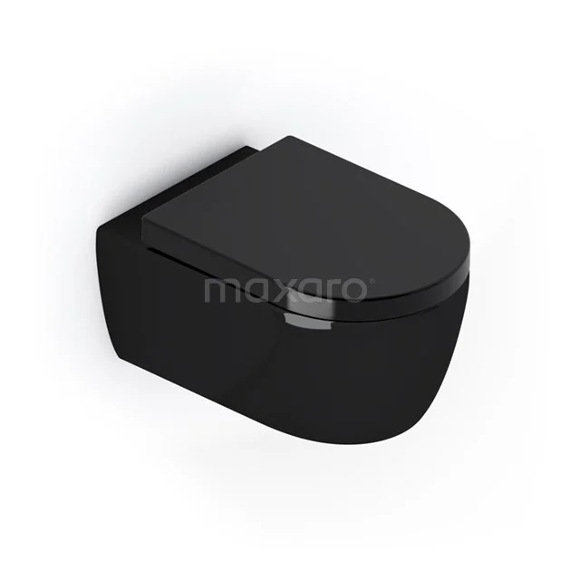 Wall-hung toilet Senza Easy Clean Black 300.0382GB