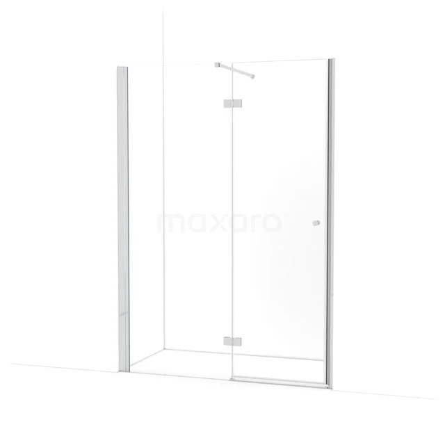 Amber Douchedeur | 145 cm Chroom Helder glas Draaideur WTC763110C