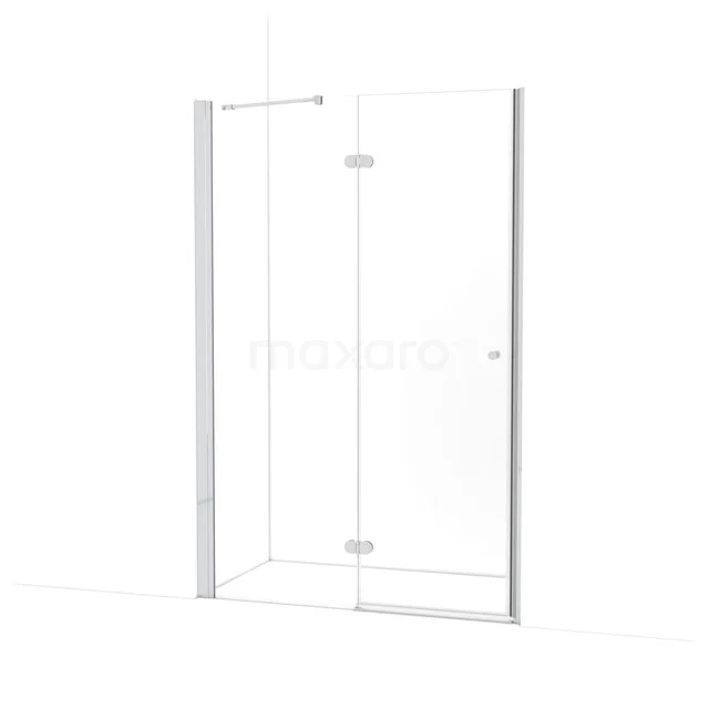 Amber Douchedeur | 135 cm Chroom Helder glas Draaideur WTC663220C