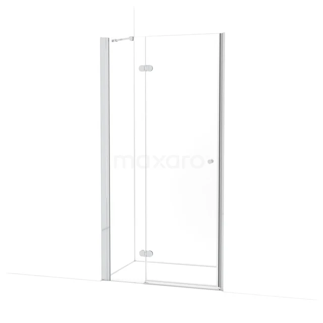 Amber Douchedeur | 105 cm Chroom Helder glas Draaideur WTC363220C