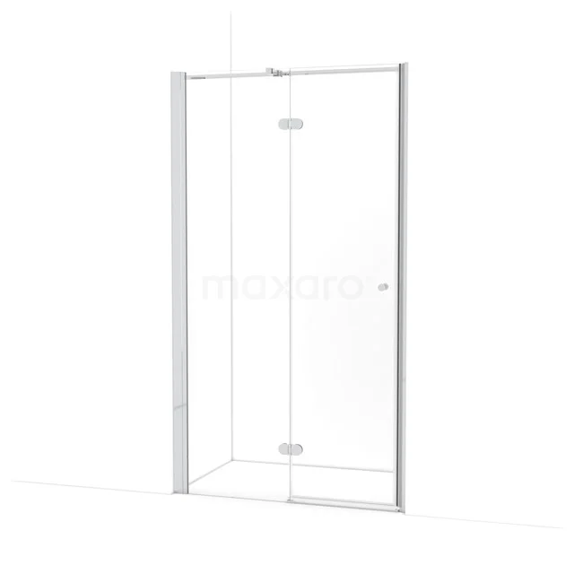 Amber Douchedeur | 115 cm Chroom Helder glas Draaideur WTC553320C