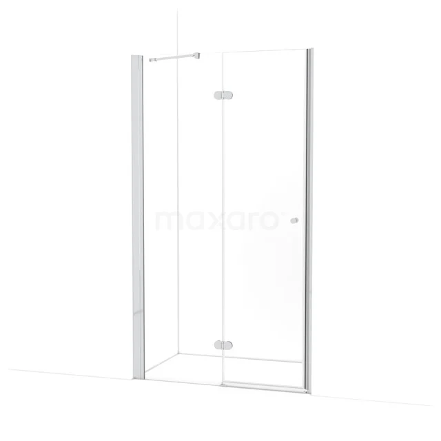 Amber Douchedeur | 115 cm Chroom Helder glas Draaideur WTC553220C