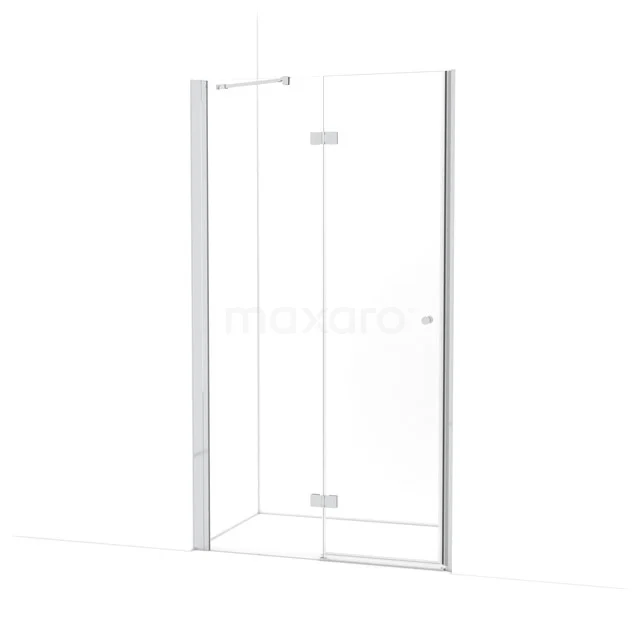 Amber Douchedeur | 115 cm Chroom Helder glas Draaideur WTC553210C