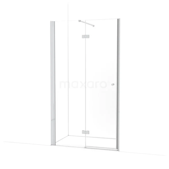 Amber Douchedeur | 115 cm Chroom Helder glas Draaideur WTC553110C