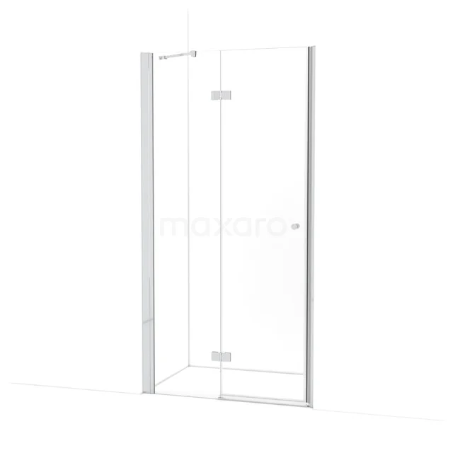 Amber Douchedeur | 105 cm Chroom Helder glas Draaideur WTC453210C