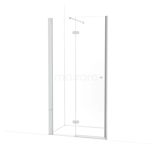 Amber Duschtür | 105 cm Chrom Klarglas Drehtür WTC453120C