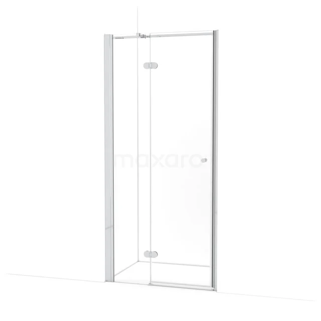 Amber Douchedeur | 95 cm Chroom Helder glas Draaideur WTC353320C