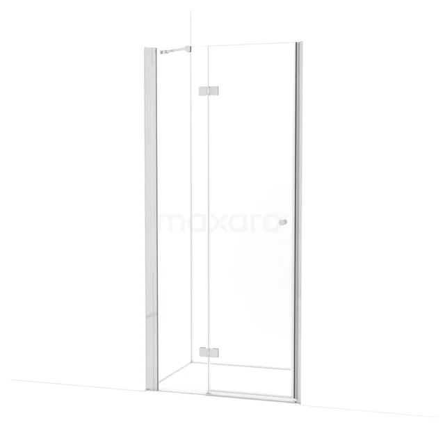 Amber Douchedeur | 95 cm Chroom Helder glas Draaideur WTC353210C