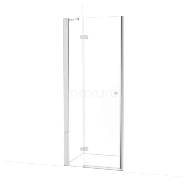 Amber Douchedeur | 85 cm Chroom Helder glas Draaideur WTC253220C