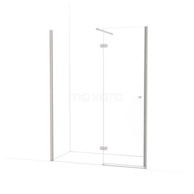 Amber Shower door | 150 cm Stainless steel Clear glass Pivot door WTC86120BR