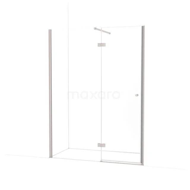 Amber Shower door | 150 cm Stainless steel Clear glass Pivot door WTC86110BR