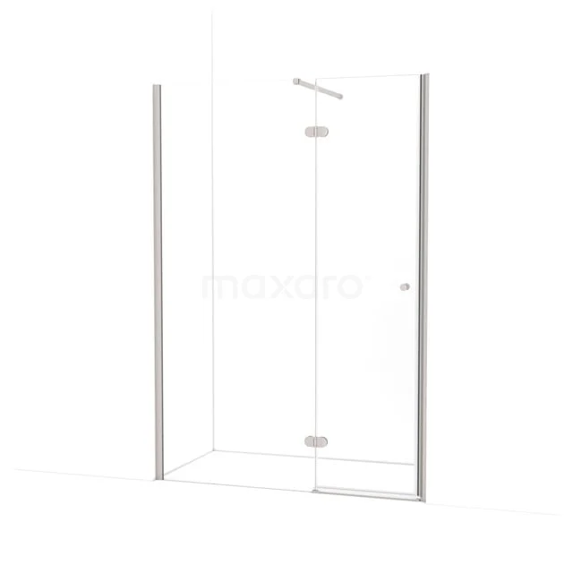 Amber Douchedeur | 140 cm Rvs Helder glas Draaideur WTC85120BR