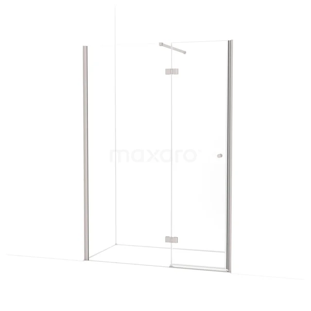 Amber Shower door | 140 cm Stainless steel Clear glass Pivot door WTC85110BR