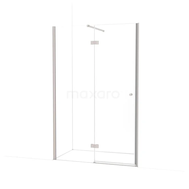 Amber Shower door | 130 cm Stainless steel Clear glass Pivot door WTC66110BR