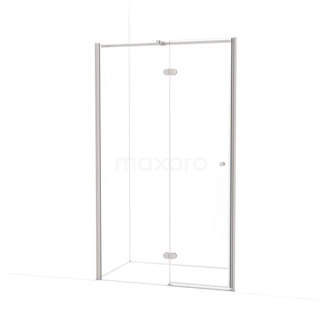 Amber Shower door | 110 cm Stainless steel Clear glass Pivot door WTC55320BR