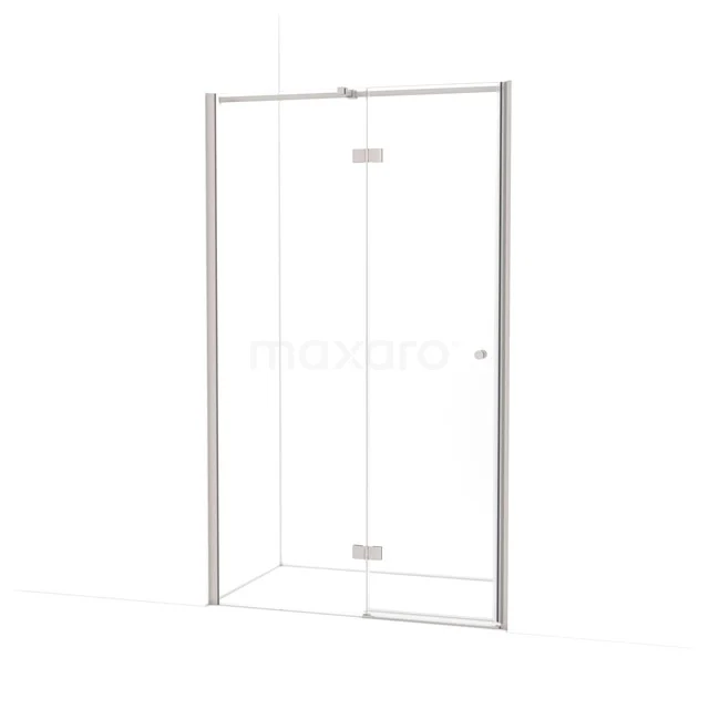 Amber Duschtür | 120 cm Edelstahl Klarglas Drehtür WTC65310BR