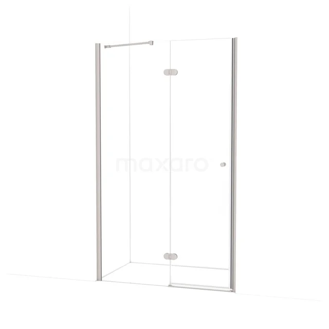 Amber Shower door | 120 cm Stainless steel Clear glass Pivot door WTC65220BR