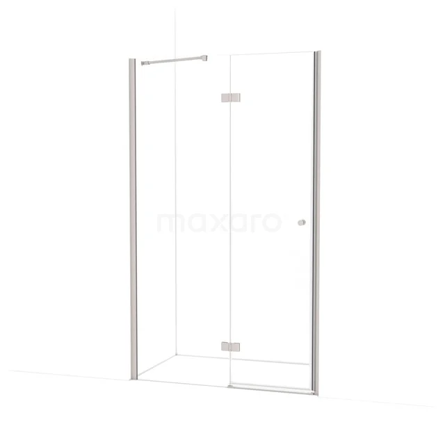 Amber Shower door | 120 cm Stainless steel Clear glass Pivot door WTC65210BR