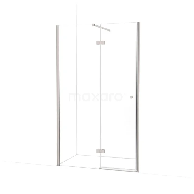 Amber Shower door | 120 cm Stainless steel Clear glass Pivot door WTC65110BR