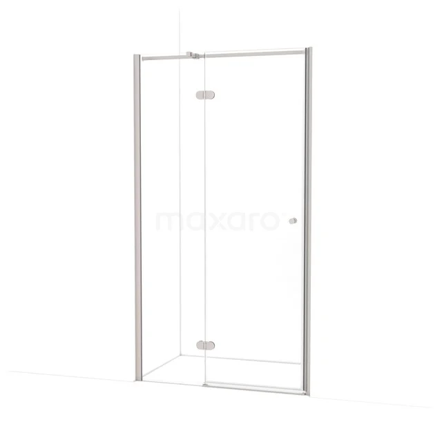 Amber Duschtür | 100 cm Edelstahl Klarglas Drehtür WTC36320BR