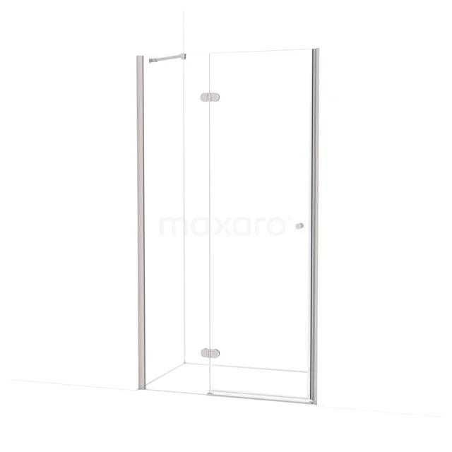 Amber Shower door | 110 cm Stainless steel Clear glass Pivot door WTC46220BR