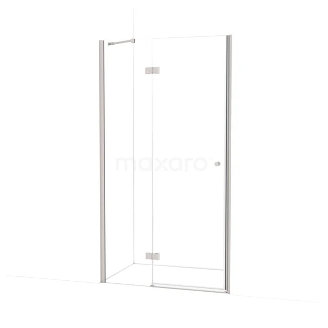 Amber Shower door | 110 cm Stainless steel Clear glass Pivot door WTC46210BR