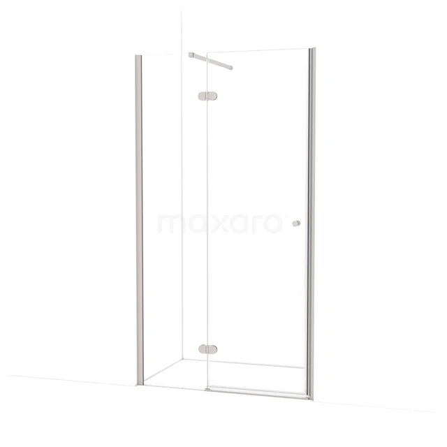 Amber Shower door | 110 cm Stainless steel Clear glass Pivot door WTC46120BR
