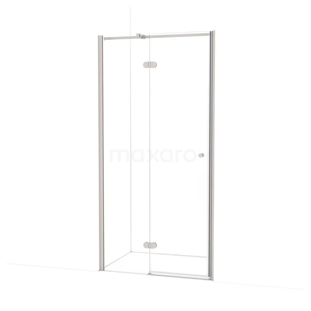 Amber Douchedeur | 90 cm Rvs Helder glas Draaideur WTC35320BR