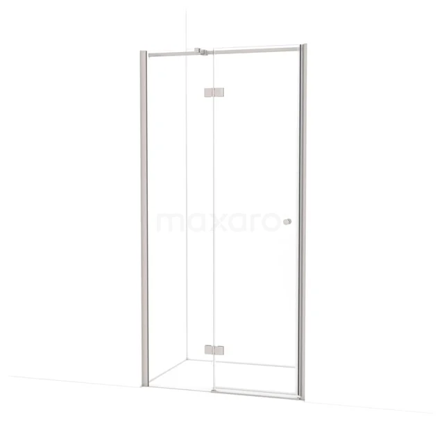 Amber Douchedeur | 90 cm Rvs Helder glas Draaideur WTC35310BR