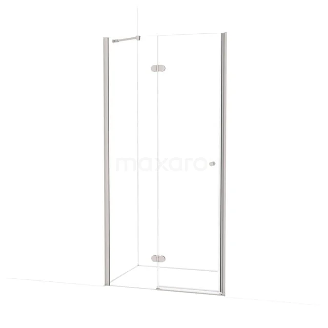 Amber Douchedeur | 90 cm Rvs Helder glas Draaideur WTC35220BR