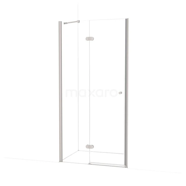 Amber Shower door | 90 cm Stainless steel Clear glass Pivot door WTC35220BR