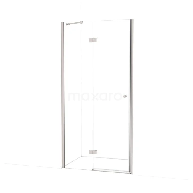 Amber Douchedeur | 90 cm Rvs Helder glas Draaideur WTC35210BR