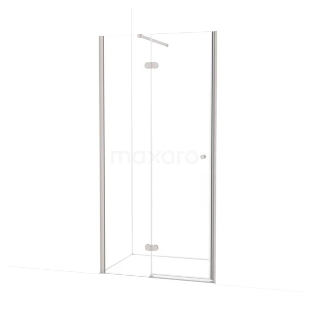Amber Shower door | 90 cm Stainless steel Clear glass Pivot door WTC35120BR