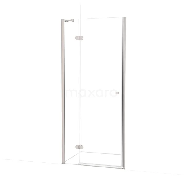 Amber Douchedeur | 80 cm Rvs Helder glas Draaideur WTC16220BR