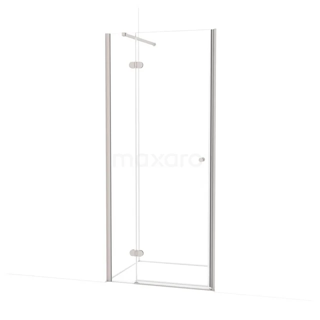 Amber Shower door | 90 cm Stainless steel Clear glass Pivot door WTC26120BR