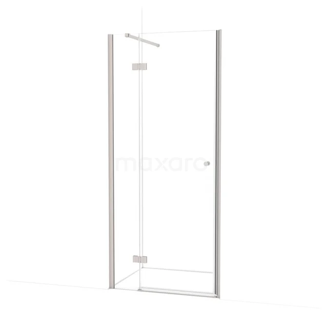 Amber Shower door | 90 cm Stainless steel Clear glass Pivot door WTC26110BR