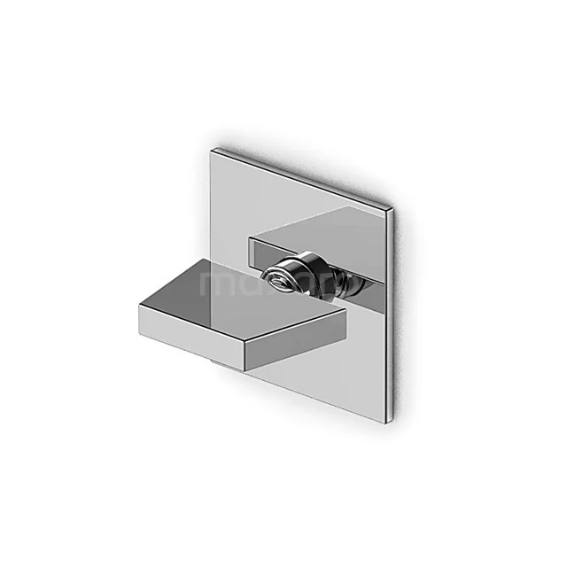 Einbau-Duscharmatur Cubic Chrom, Hahn, Chrom 33.153.004N Chromarmatur mit quadratischem Rücken, minimalistisches Design, ideal für moderne Badezimmerstile.